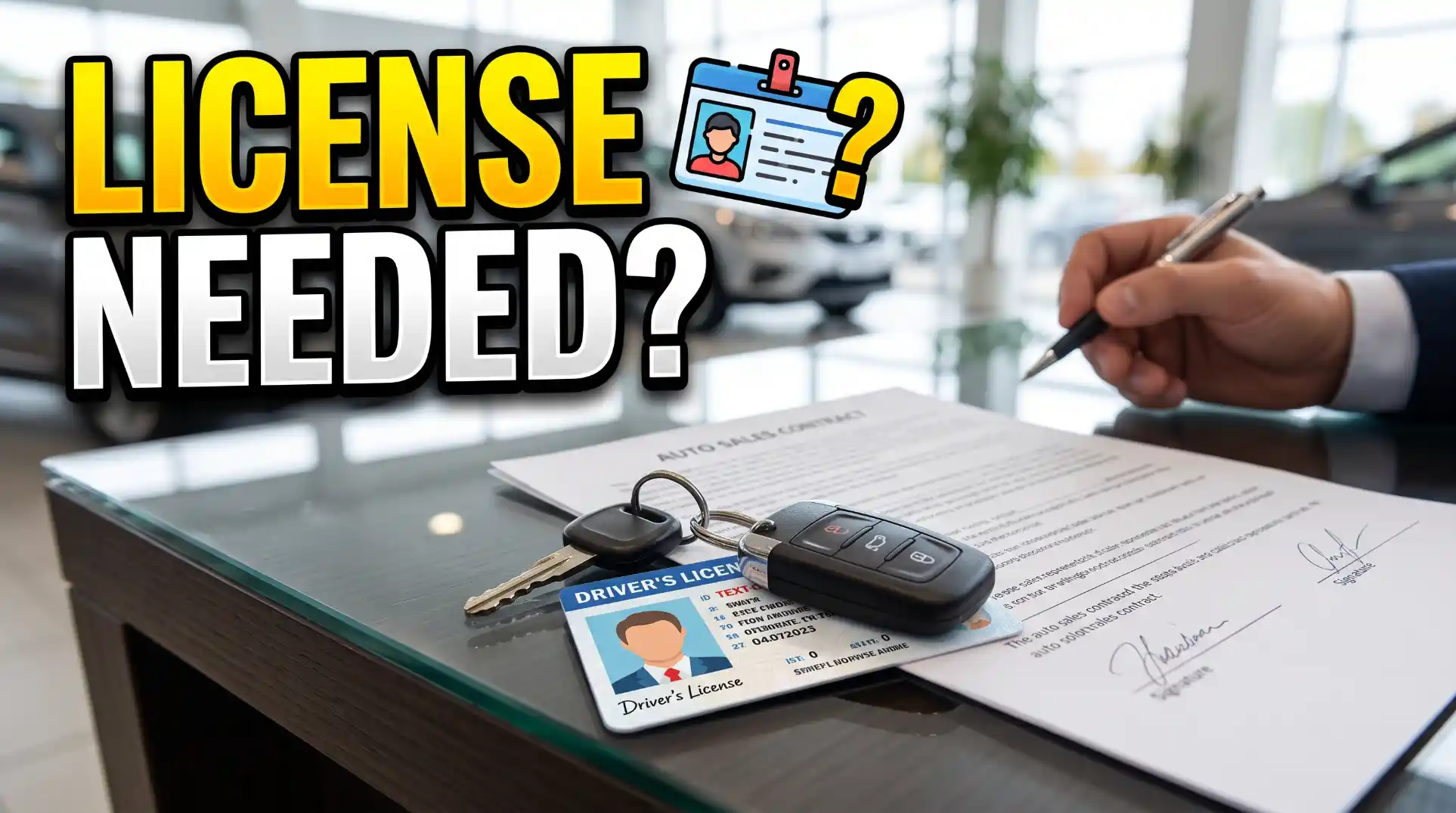 Do You Need a License to Buy a Car?