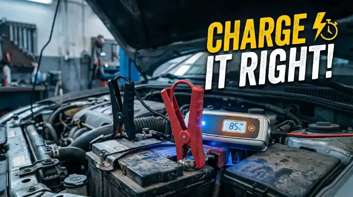 How to Charge a Car Battery: Charger Types, Steps and Charging Time
