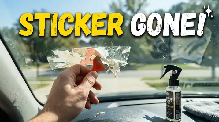How to Get Stickers Off a Car Window (Without Damaging Tint or Paint)